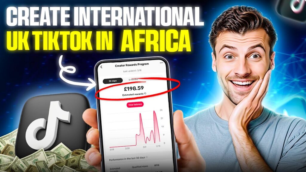 How To Create An International UK TikTok Account In Africa - TikTok Creator Rewards Program